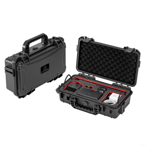 Floweringbeter Wasserdichte zweilagige Aufbewahrungsbox für DJI für OSMO 360 Kamera mit individuellen Fächern und leichtem Griff von Floweringbeter