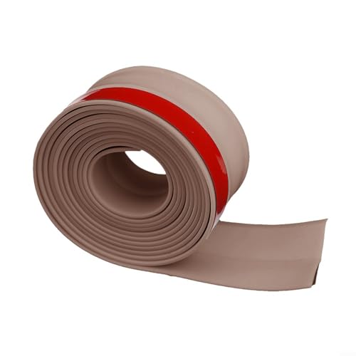 Floweringbeter Wetterfester Türdichtungsstreifen, TPE-Gummimaterial, Bodendichtung für Garagentorrahmen (1 m, braun) von Floweringbeter