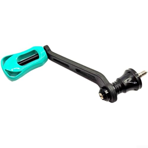 Karbonfaser-Griff 70 mm für Angelrollen wie Stella, für Vanford, Sephia, Twinpower und Cardif zur Reparatur oder Aufrüstung (fluoreszierendes Grün) von Floweringbeter