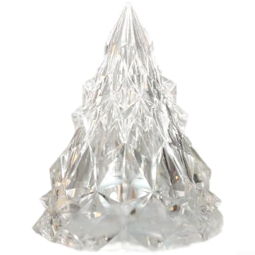 Kompaktes Mini-Eisberg-Nachtlicht mit warmweißer LED für dekorative oder funktionale Beleuchtung, batteriebetrieben und mit One-Touch-Schalter auf der Basis (weißes Licht) von Floweringbeter