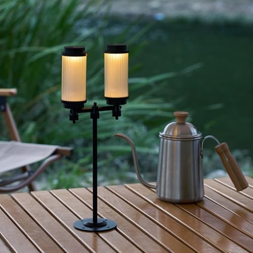 Laternenständer für verbesserte Außenbeleuchtung für langlebige Konstruktion aus Aluminiumlegierung für Camping und Outdoor-Aktivitäten (D) von Floweringbeter