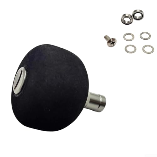Leichter EVA-Kugelknauf für DIY-Angelrollen-Upgrades, kompatibel mit Casting und Rollen, enthält volle Komponenten (grau) von Floweringbeter