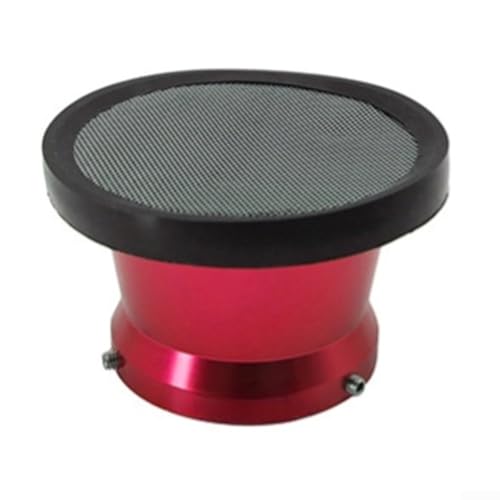 Luftfilter-Windbecher, 50 mm, für Motorradvergaser mit Netz, geeignet für 24/26/28/30 mm Vergaser, Aluminiumlegierung, Rot Luftfilter-Windbecher, 50 mm, für Motorradvergaser mit Netz, geeignet für 24/26/28/30 mm Vergaser, Aluminiumlegierung, Rot von Floweringbeter