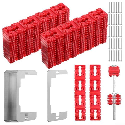 Metall-Wandplatten-Abstandshalter Set mit 120 Komponenten mit stabilen Platten, zuverlässigen Kunststoff-Abstandshaltern und Schrauben Metall-Wandplatten-Abstandshalter Set mit 120 Komponenten mit stabilen Platten, zuverlässigen Kunststoff-Abstandshaltern und Schrauben von Floweringbeter