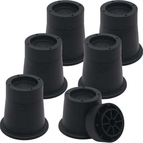 Möbelerhöhungspads, perfekt für Tische, Stühle und Sofas, Geräuschreduzierung und Bodenschutz (6 Stück) von Floweringbeter