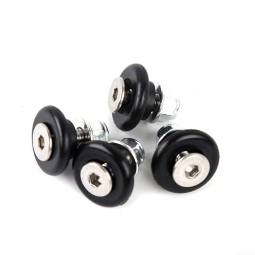 Motorrad-Heckklappe, Helmtrunkhalterung, Buchse, Polsterschnalle, 4-teiliges Set, Ersatzteile für verschiedene Motorräder (T-Typ) von Floweringbeter
