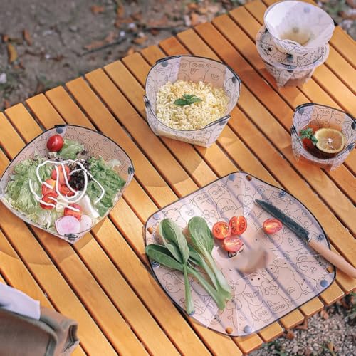 Multifunktionaler Silikon-Campingbecher, 19 g, ultraleicht und tragbar für einfache Verwendung (F) von Floweringbeter