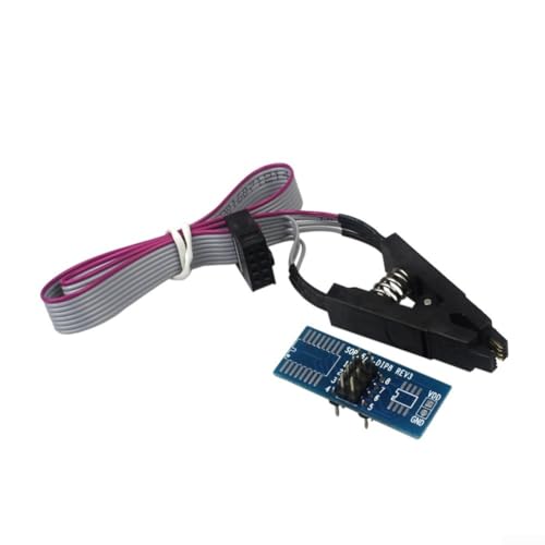 Professioneller CH341A SOP8 auf DIP8 Adapter für SOIC8 SOP8 Chip IC Test Brennen und Programmieren Unterstützung SPI Pin Status Überwachung und Kalibrierung von Floweringbeter
