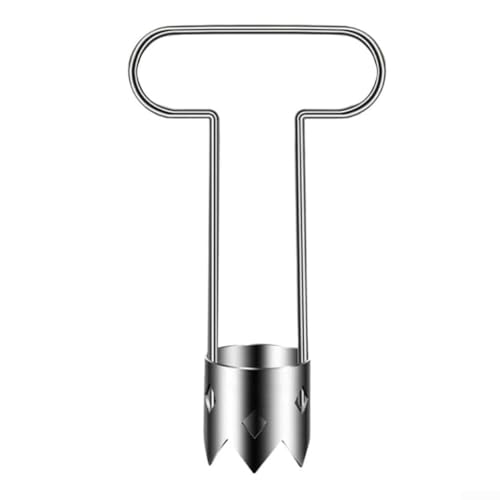 Red Bell Pfefferentkerner mit gezackter Edelstahlkante für Kernextraktion aus Obst und Gemüse, tragbar und einfach zu verstauen (1 Stück) von Floweringbeter