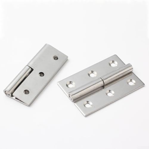Robuste, abnehmbare Scharniere aus 304 Edelstahl, Linkshänder-Konfiguration für Schränke und elektrische Nutzung (3,8 cm) von Floweringbeter