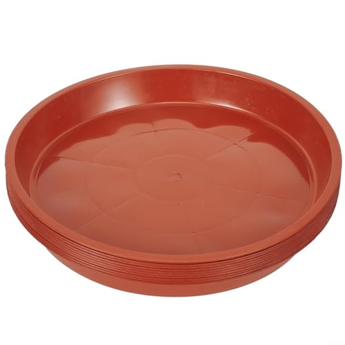 Robuste Kunststoff-Wasserschalen für Topfpflanzen, 10 Stück Untersetzer Essentials (PB260 26 cm) von Floweringbeter