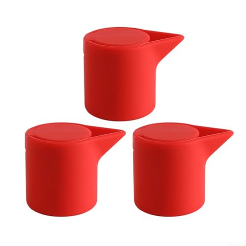 Rotwein-Silikonstopfen mit Korkversiegelung, hergestellt um den Weingeschmack zu bewahren und Verschütten zu verhindern, geeignet für verschiedene Haushaltsweinaufbewahrungsbedürfnisse (rot) von Floweringbeter