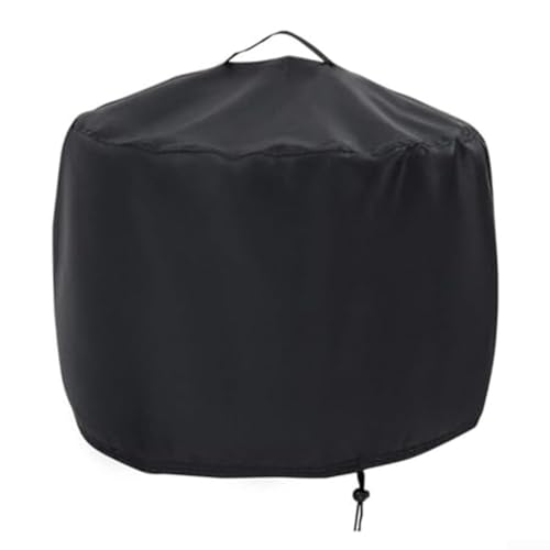 Runder Feuerschutz 420D wasserabweisendes Material mit verstellbaren Eigenschaften gegen Wind (420D: 92 x 51 cm) von Floweringbeter
