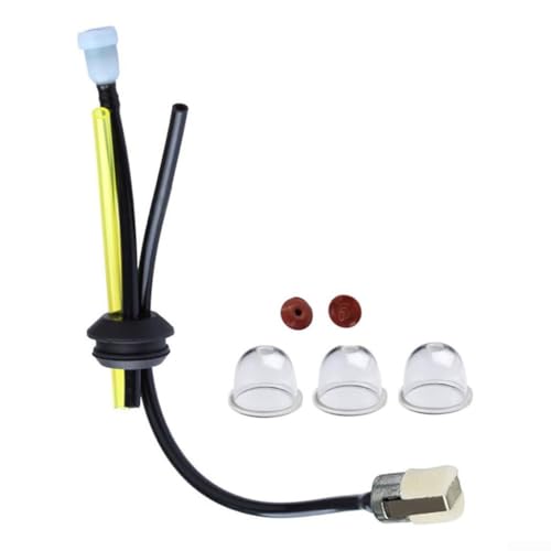 SRM280 BRD280 PAS280 PE280 PPF280 PPT280 Kraftstoffleitung Ersatz-Kit mit 2 Glühbirnen und 2 Rückschlagventilen für reibungslose Kraftstoffzufuhr von Floweringbeter