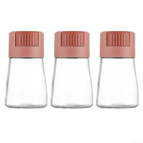 Salz- und Pfefferstreuer, Messspender-Set für präzises 0 bis 5 g Würzen beim Kochen und Essen, 3 Stück, Rosa Salz- und Pfefferstreuer, Messspender-Set für präzises 0 bis 5 g Würzen beim Kochen und Essen, 3 Stück, Rosa von Floweringbeter