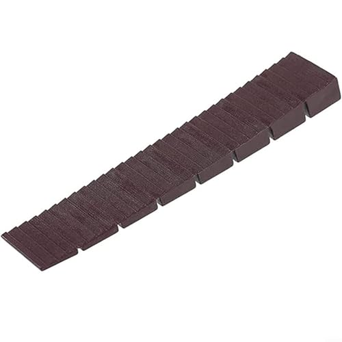 Set mit 10 Möbel-Nivellierscheiben mit Anti-Rutsch-Design zum Ausbalancieren von Sofas und Tischen (braun) von Floweringbeter