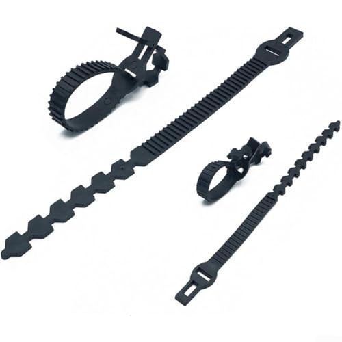 Set mit 10 verstellbaren Baumpfahl-Stützen mit Feststellbändern zur Stabilisierung von Pflanzen und zur Verbesserung des Wachstums (500 mm) von Floweringbeter