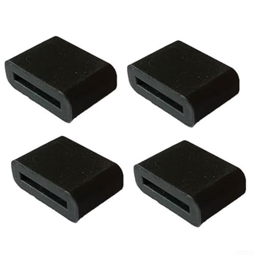 Silikon-Dämpfblechecken und Backmattenabdeckungen, Luftfritteusen-Zubehör mit quadratischen Schutzabdeckungen, flexibles Silikon-Material, mehrere Mengen Packungen für Luftfritteusen (4 Stück) von Floweringbeter