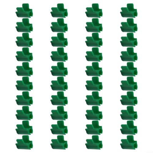 Stabile Gewächshaus-Klemmen für 8 mm, 11 mm, 13 mm Rohre für den Garten (13 mm), 40 Stück von Floweringbeter