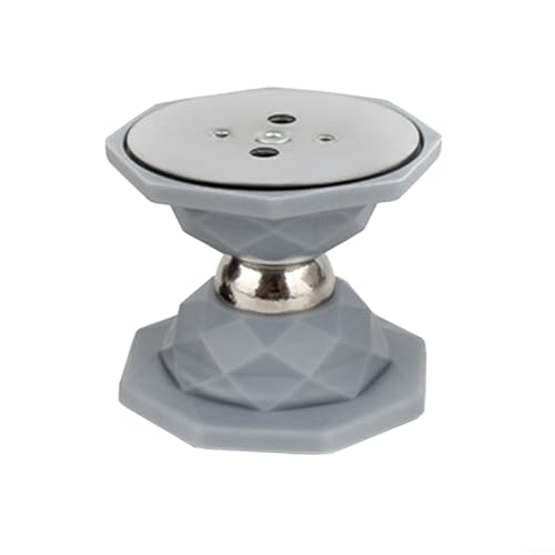 Stilvoller magnetischer Silikon-Türstopper für Platzsparung und Funktionalität (Grau) von Floweringbeter