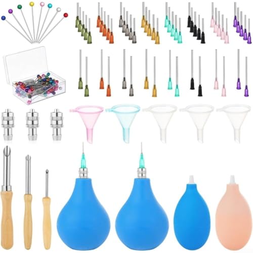 Tonkunst-Werkzeug-Set mit 8 Nadelgrößen zur Verbesserung der Glasuranwendung mit Trichter für glatte Füllung und Gummimaterialkonstruktion Tonkunst-Werkzeug-Set mit 8 Nadelgrößen zur Verbesserung der Glasuranwendung mit Trichter für glatte Füllung und Gummimaterialkonstruktion von Floweringbeter