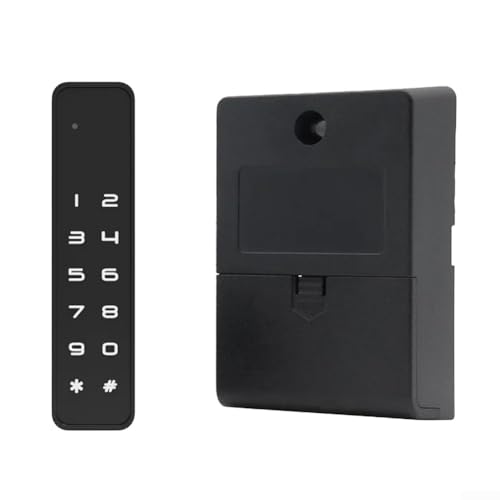Touchscreen Zahlenschloss für Möbel ABS-Material mit USB-Schnittstelle für Standby-Netzteil (horizontal) von Floweringbeter