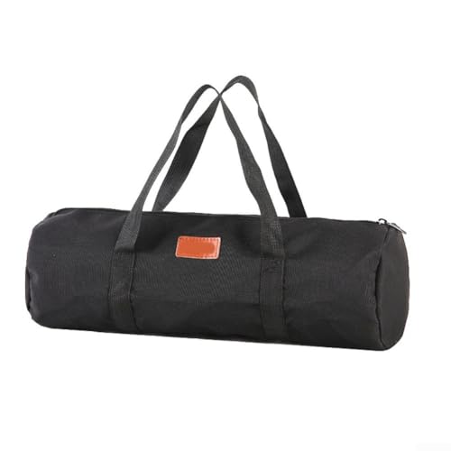Tragbare Camping-Werkzeugtasche mit großem Fassungsvermögen und verstärktem Griff für Zeltseil, Erdspieß (schwarz) von Floweringbeter