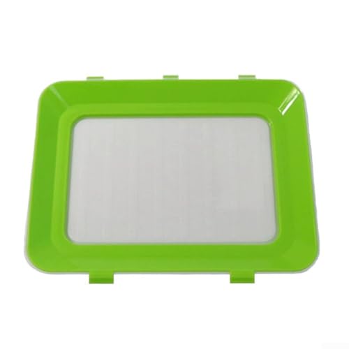 Vakuumversiegelte Aufbewahrungsschale aus Kunststoff für den Kühlschrank, um Lebensmittel frisch zu halten und die Haltbarkeit zu verlängern, mit praktischem Design (grün) von Floweringbeter