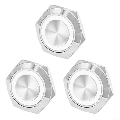 Vereinfachte Verkabelung mit 3 wasserdichten Drucktasten mit integrierten LEDs für einfache Einrichtung (weiß) von Floweringbeter