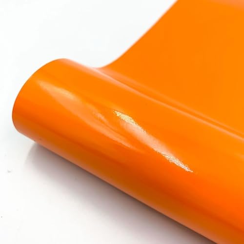 Vinyl mit klebendem Schriftzug für personalisierte Projekte, ideal für Kunst und Handwerk und Heimdekoration (30 x 50 cm, orange) von Floweringbeter