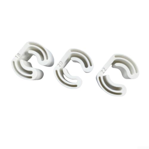 Wandmontierte Organizer-Clips, 3 Stück, Mopphalter für effiziente Aufbewahrung von Besen und Mops in Haus oder Garage (weiß) von Floweringbeter