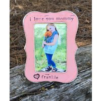 Geschenk Für Mama Muttertagsgeschenk Rahmen Ich Liebe Meine Personalisierter Bilderrahmen - Blumen Im Dezember Design Studio von FlowersinDecemberDS