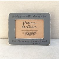 Pate Geschenk Papa Vater Der Braut Für Von Tochter Personalisierter Bilderrahmen - Blumen Im Dezember Design Studio von FlowersinDecemberDS