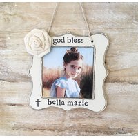 Paten Ornament, Weihnachtsschmuck, Bilderrahmen Foto Christliches Geschenk, Patentante, Patenonkel Paten Ornament, Weihnachtsschmuck, Bilderrahmen Foto Christliches Geschenk, Patentante, Patenonkel von FlowersinDecemberDS