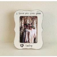 Personalisierter Bilderrahmen Geschenk Für Oma Großmutter Muttertagsgeschenk Vom Enkel - Blumen Im Dezember Design St von FlowersinDecemberDS