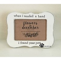 Personalisierter Katzengedenkbilderrahmen Beileidsgeschenk von FlowersinDecemberDS