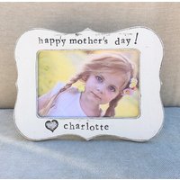 Personalisierter Muttertags-Bilderrahmen Handbemaltes Distressed Holz von FlowersinDecemberDS