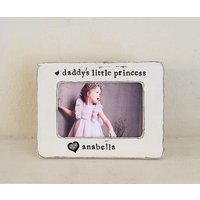 Personalisierter Papa Bilderrahmen Papas Kleine Prinzessin Geschenk Personalisierter Papa Bilderrahmen Papas Kleine Prinzessin Geschenk von FlowersinDecemberDS