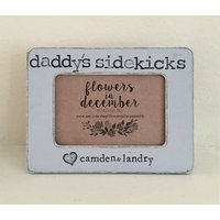 Vatertagsgeschenk Personalisierter Bilderrahmen Papa Geschenk Vater Sohn Vatertag Rahmen Vom Kind - Blumen Im Dezember Design Studio von FlowersinDecemberDS