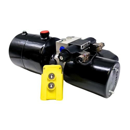 Flowfit 24 V DC doppeltwirkendes Hydraulikkraftpaket 2 kW Stahltank (Reservoir: 4 Liter) von Flowfit
