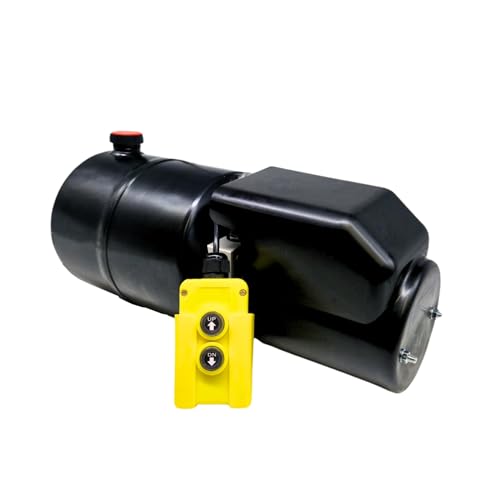 Flowfit 48 V DC einfachwirkender Hydraulikkraftpaket, 1,6 kW Stahltank (Reservoir: 5 Liter) von Flowfit