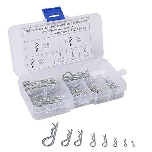Fltaheroo 100 StüCk M1 M1.2 M1.5 M1.8 M2 M2.5 Stahl R Typ Feder Splint Wellen Form Split Clip Klemme Haar Traktor Pin für Auto Fltaheroo 100 StüCk M1 M1.2 M1.5 M1.8 M2 M2.5 Stahl R Typ Feder Splint Wellen Form Split Clip Klemme Haar Traktor Pin für Auto von Fltaheroo