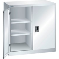 LISTA Beistellschrank, (BxTxH) 1000x500x1000mm, 2 Verstellböden, lichtgrau, KEY Lock von Lista