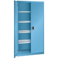 LISTA Flügeltürschrank, (BxTxH) 1000x500x1950mm, 4 Verstellböden, lichtblau, CODE Lock von Lista