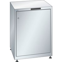 LISTA Beistellschrank 18x36E, (BxTxH) 411x725x850mm, Türen rechts angeschlagen, lichtgrau von Lista