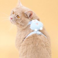 Niedliches Alpaka Katzengeschirr & Leine Set Fluchtsichere Weiche Netzweste Für Kätzchen, Kleine Hunde. Verstellbare Blaue Wanderjacke + Bonus Niedliches Alpaka Katzengeschirr & Leine Set Fluchtsichere Weiche Netzweste Für Kätzchen, Kleine Hunde. Verstellbare Blaue Wanderjacke + Bonus von FluffyFavPets