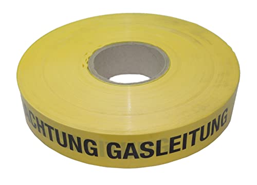 FLUID 20006 Trassenwarnband Länge 250 Meter Aufdruck ACHTUNG GASLEITUNG von Fluid Onlinehandel e.K.