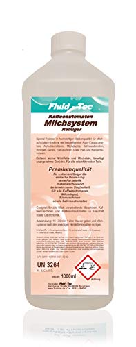 Fluid-Tec 1 Liter Milchsystemreiniger Milchschaumreiniger Milchschaumdüsenreiniger Konzentrat für Kaffeevollautomaten Kaffeemaschinen Fluid-Tec 1 Liter Milchsystemreiniger Milchschaumreiniger Milchschaumdüsenreiniger Konzentrat für Kaffeevollautomaten Kaffeemaschinen von Fluid-Tec