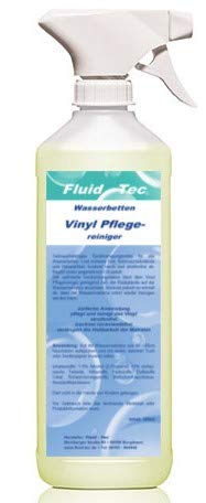 Fluid-Tec 1 x 500ml Vinyl Pflegereiniger für Wasserbetten mit Sprühkopf - für die Außenseite mit frischem Citrusduft - 29,98/Ltr. von Fluid-Tec