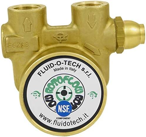 FLUID-O-TECH Volumetrische Drehschieberpumpe für Osmose und Wasseraufbereitungsanlagen, hohe Qualität, Made in Italy (300 Liter/Stunde) von Fluid-o-tech